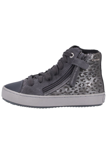 Geox Sneaker Nappaleder Dunkelgrau - surf4shoes