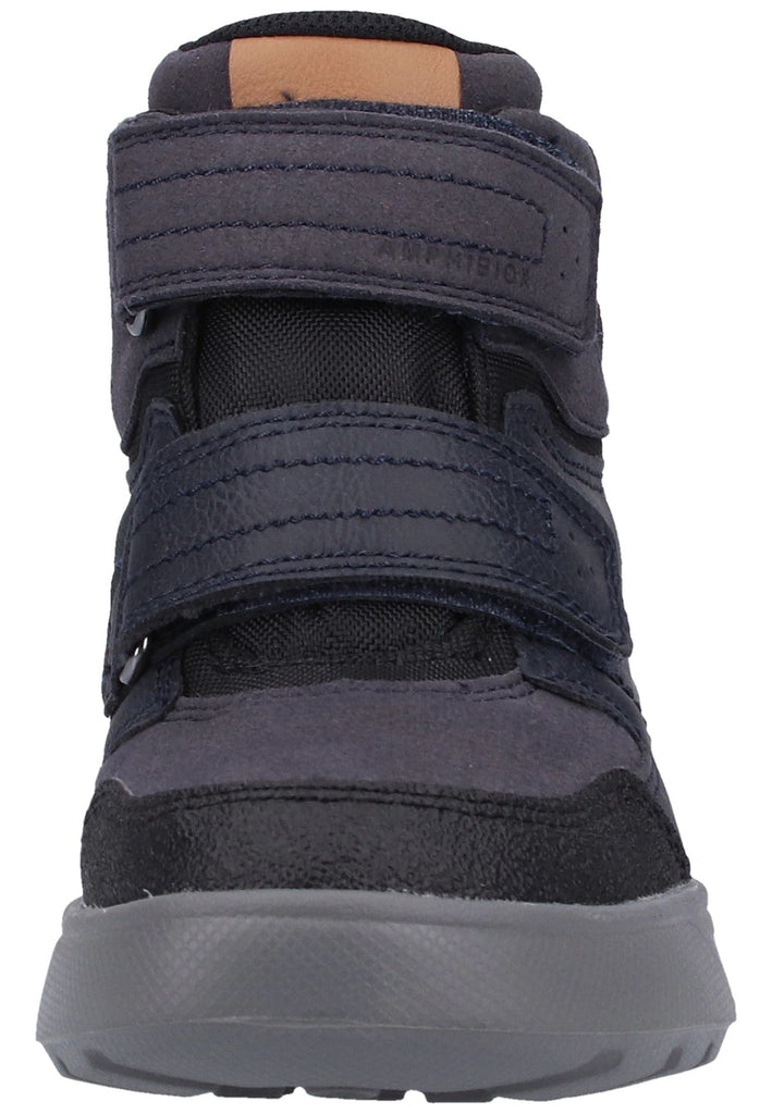 Geox Stiefelette Lederimitat/Mesh Navy/Schwarz - surf4shoes