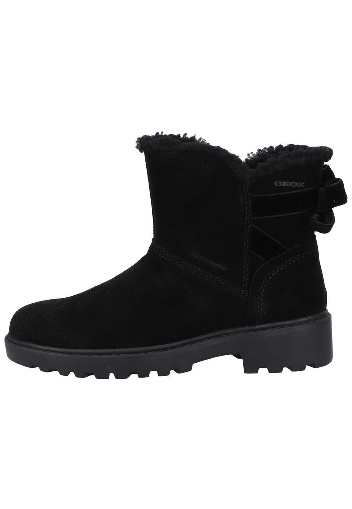 Geox Stiefelette Veloursleder Schwarz Warmfutter - surf4shoes