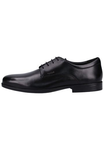 Geox Businessschuhe Leder Schwarz - surf4shoes