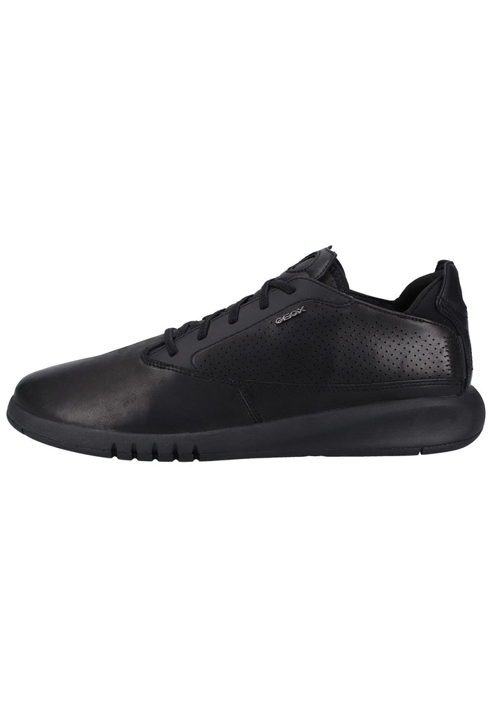 Geox Sneaker Leder Schwarz - surf4shoes