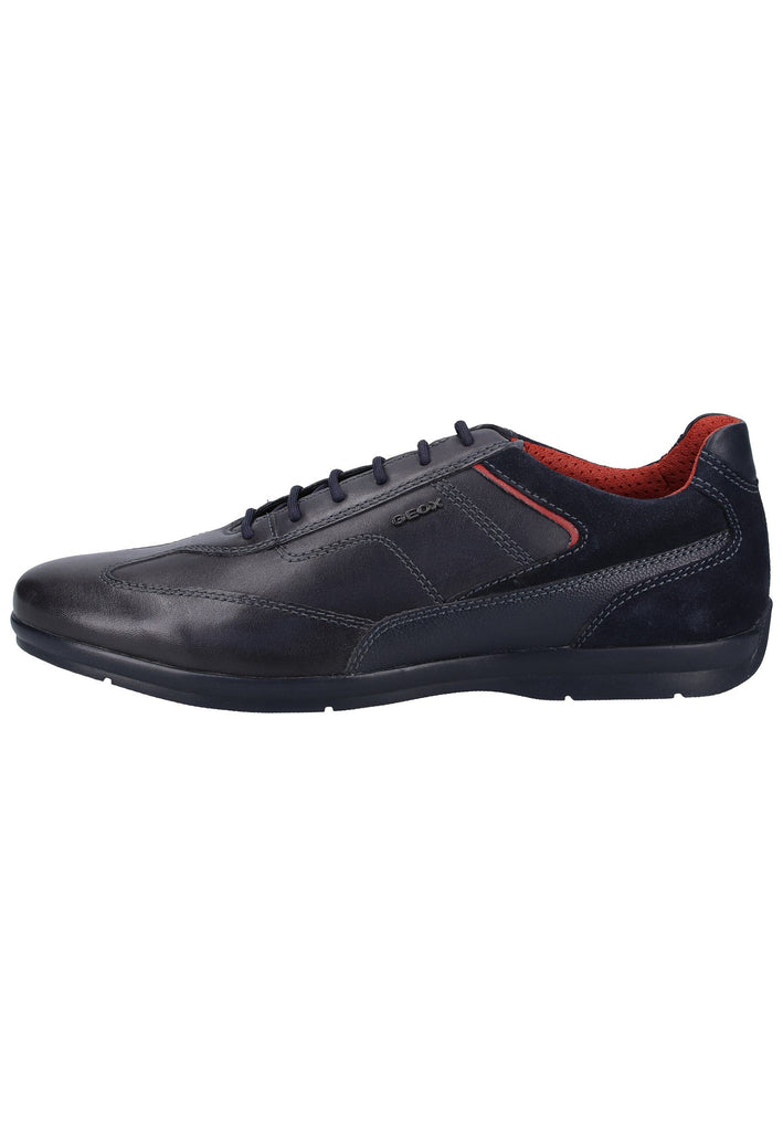 Geox Sneaker Leder Blau - surf4shoes