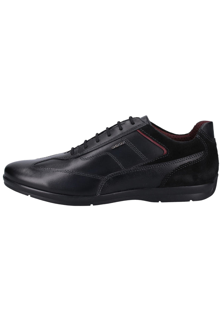 Geox Sneaker Leder Schwarz - surf4shoes