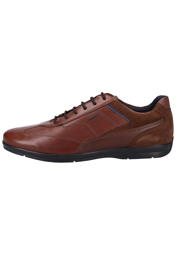 Geox Sneaker Leder Braun - surf4shoes