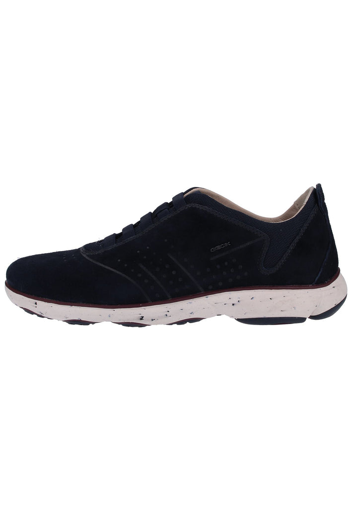 Geox Sneaker Nubukleder/Textil Blau - surf4shoes