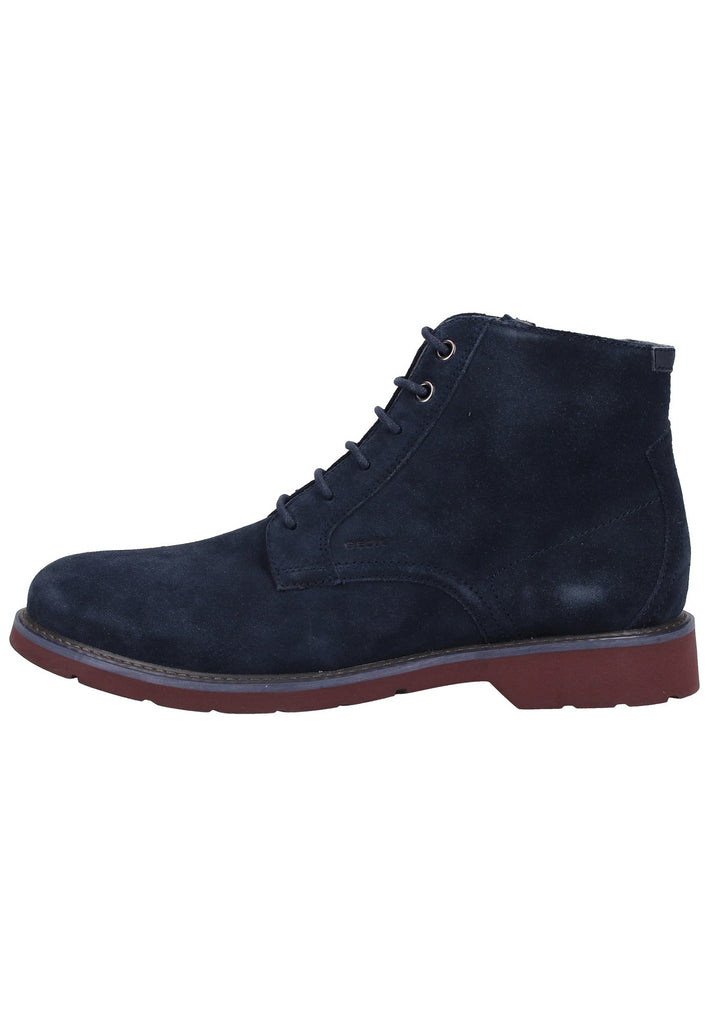 Geox Stiefelette Veloursleder Blau - surf4shoes