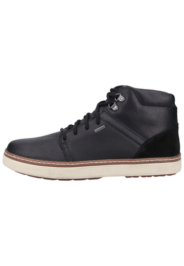 Geox Sneaker Leder Schwarz Warmfutter - surf4shoes