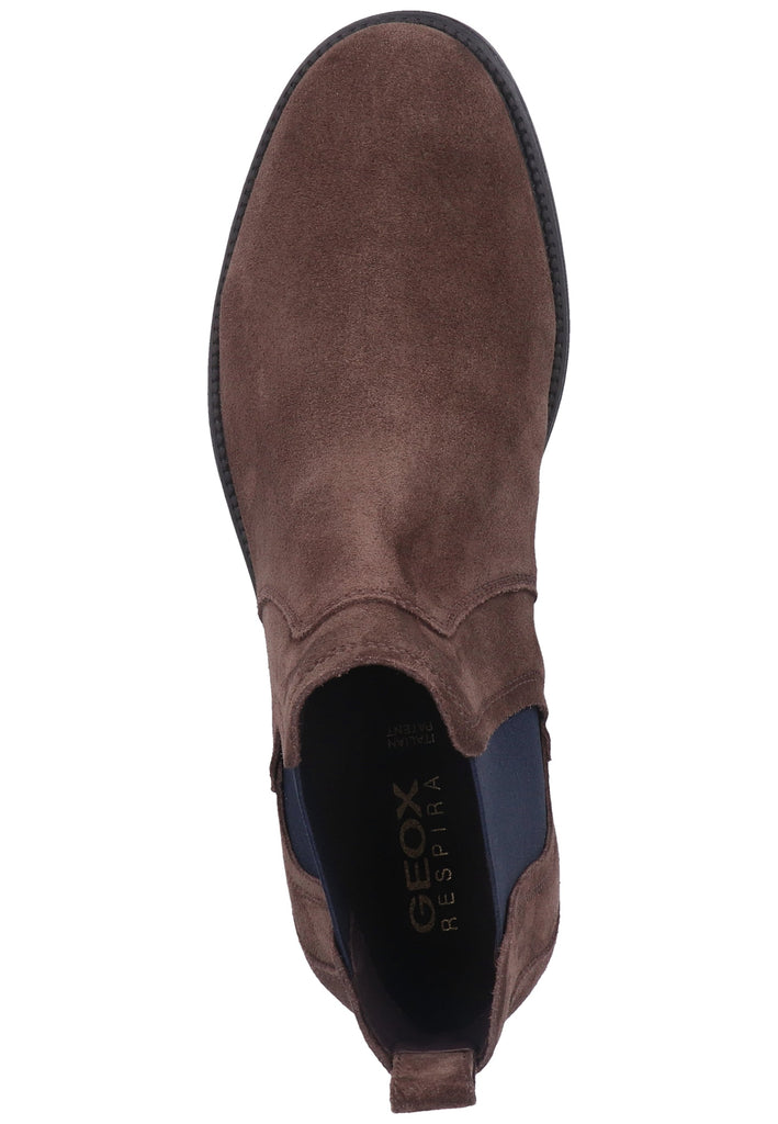 Geox Stiefelette Leder/Textil Braun - surf4shoes