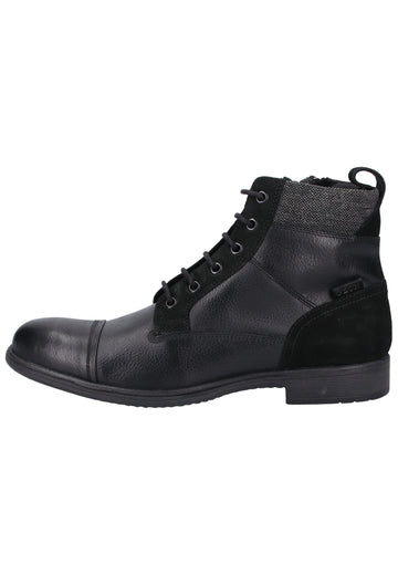 Geox Stiefelette Leder Schwarz Warmfutter - surf4shoes