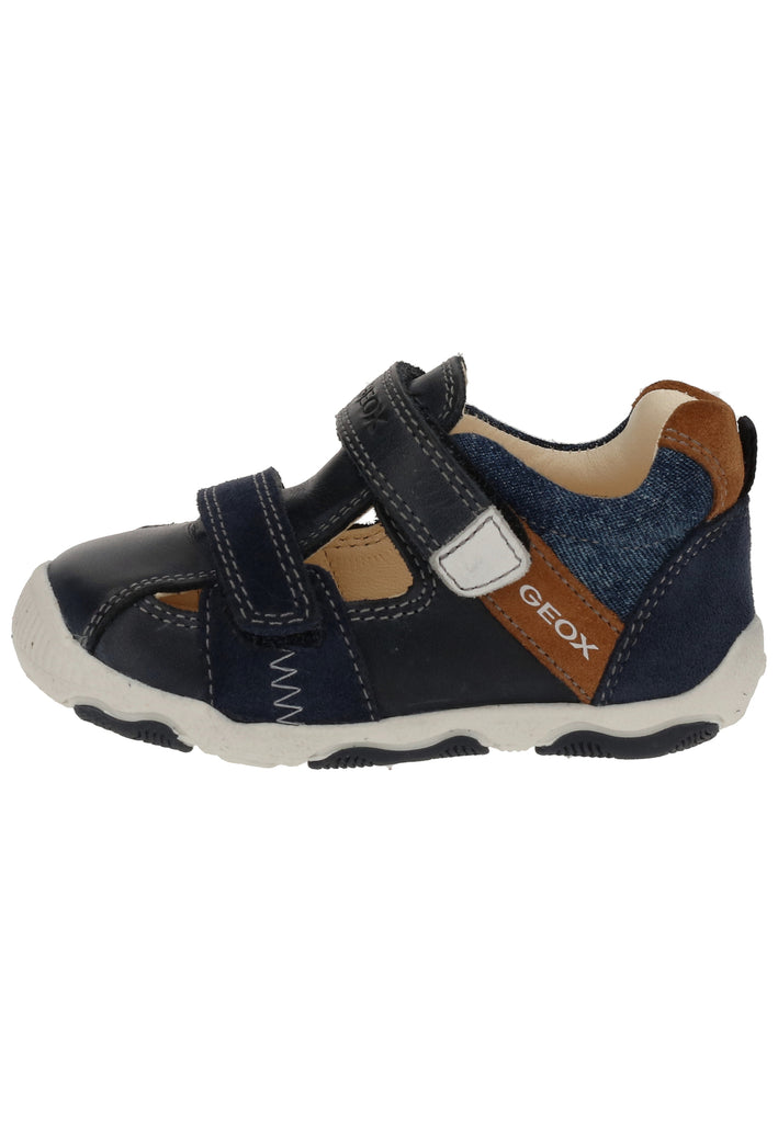 Geox Halbschuhe Leder Blau - surf4shoes