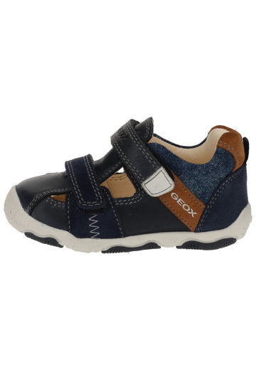 Geox Halbschuhe Leder Blau - surf4shoes