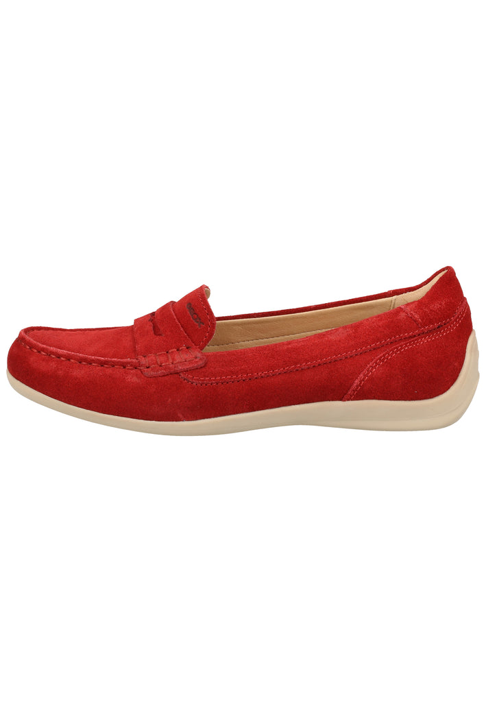 Geox Slipper Veloursleder Rot - surf4shoes