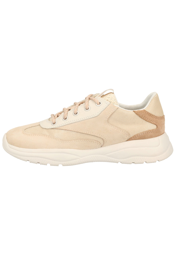 Geox Sneaker Veloursleder/Mesh Taupe/Tan - surf4shoes