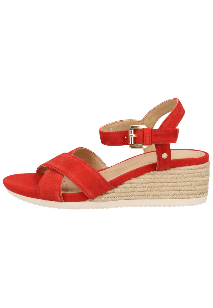 Geox Sandalen Veloursleder Rot - surf4shoes