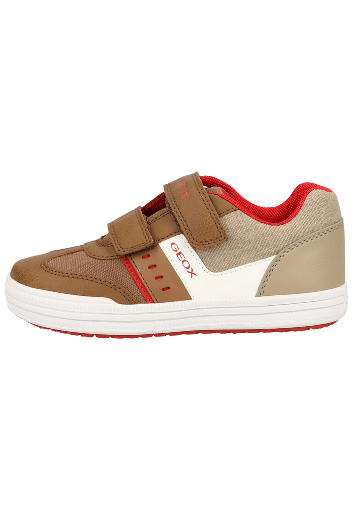 Geox Sneaker Lederimitat/Textil Taupe - surf4shoes