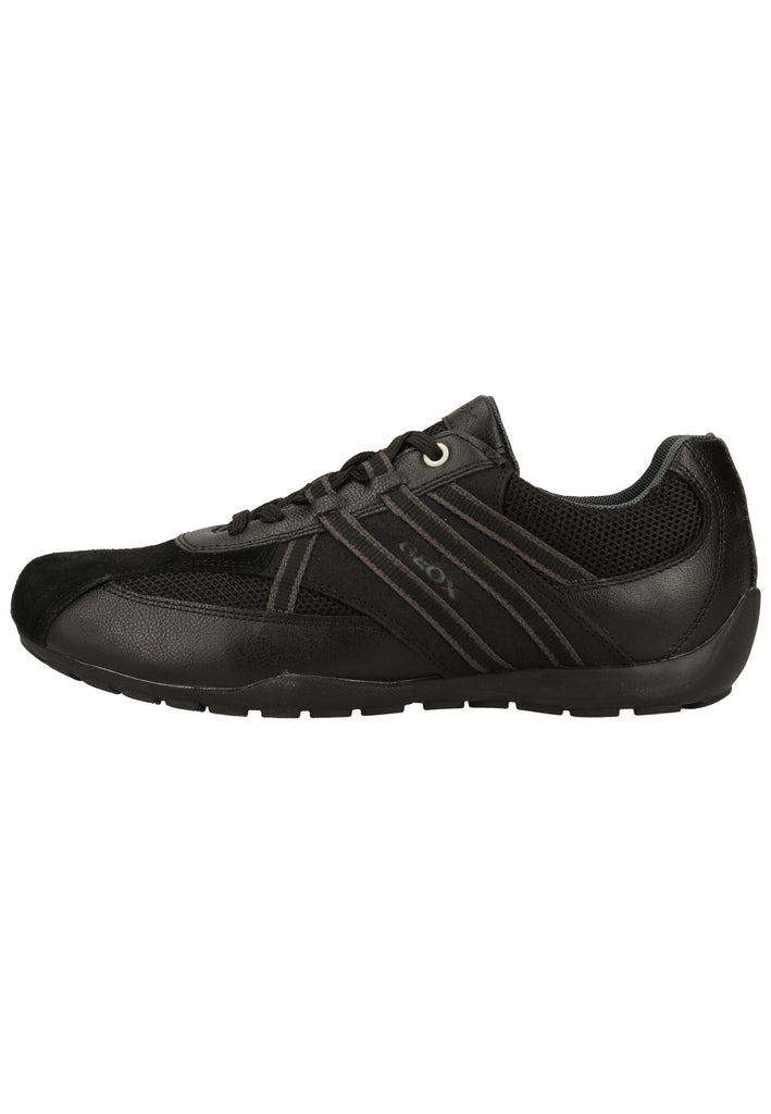 Geox Sneaker Veolurs/Textil/Synthetik Schwarz - surf4shoes