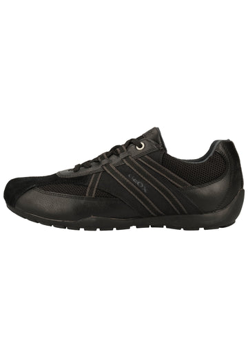 Geox Sneaker Veolurs/Textil/Synthetik Schwarz - surf4shoes