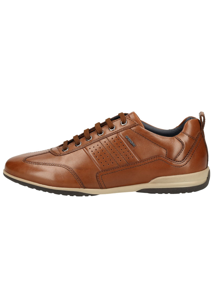 Geox Sneaker Leder/Textil Cognac - surf4shoes