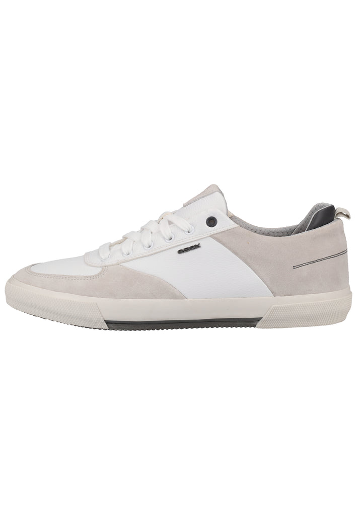 Geox Sneaker Veloursleder/Synthetik Weiß/Beige - surf4shoes