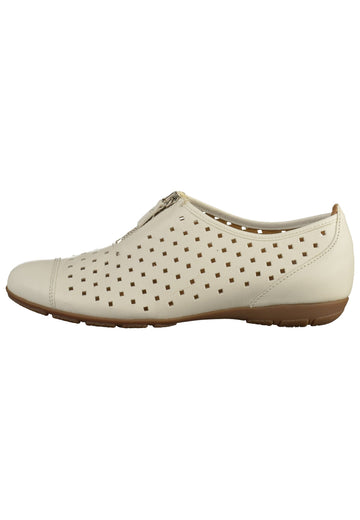 Gabor Slipper Leder Weiß - surf4shoes