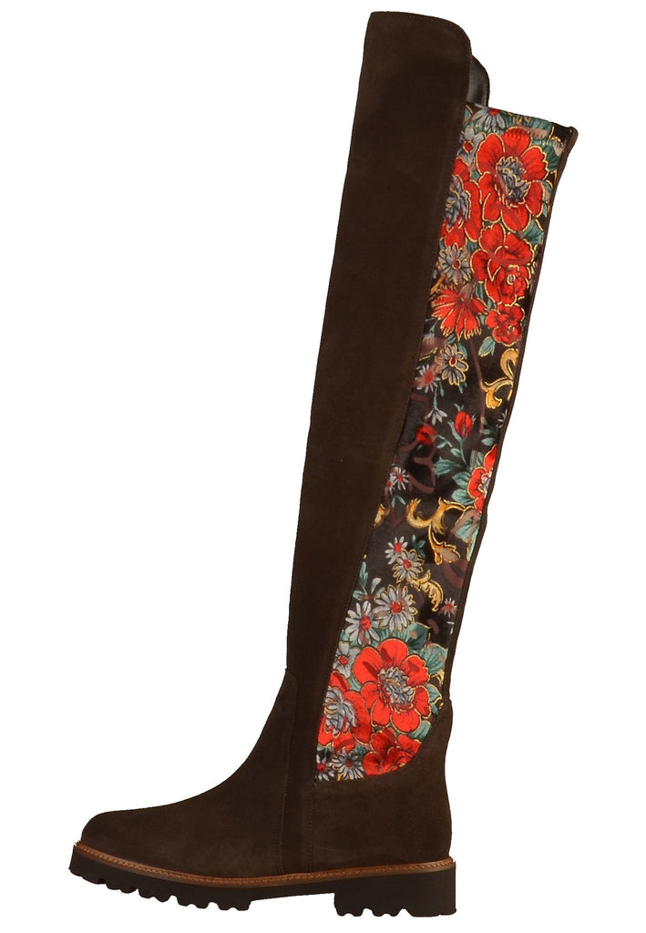 Gabor Stiefel Leder/Textil Braun - surf4shoes