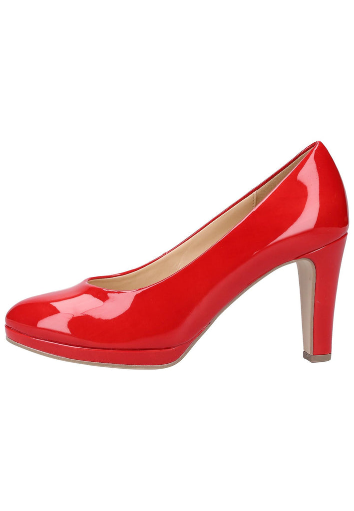 Gabor Pumps Lederimitat Rot - surf4shoes
