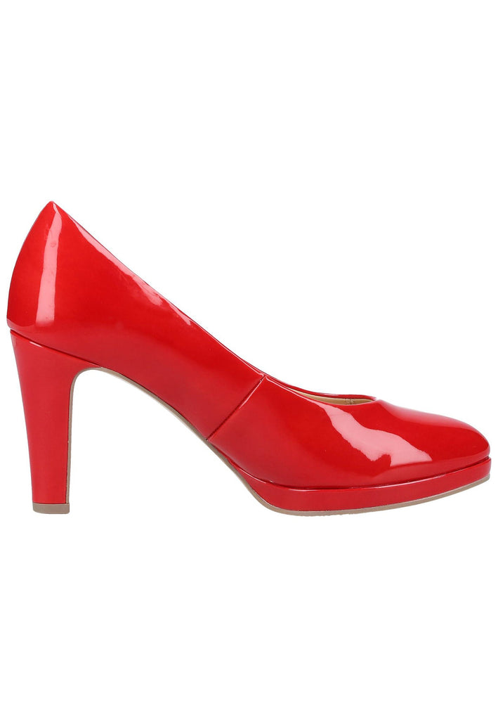 Gabor Pumps Lederimitat Rot - surf4shoes