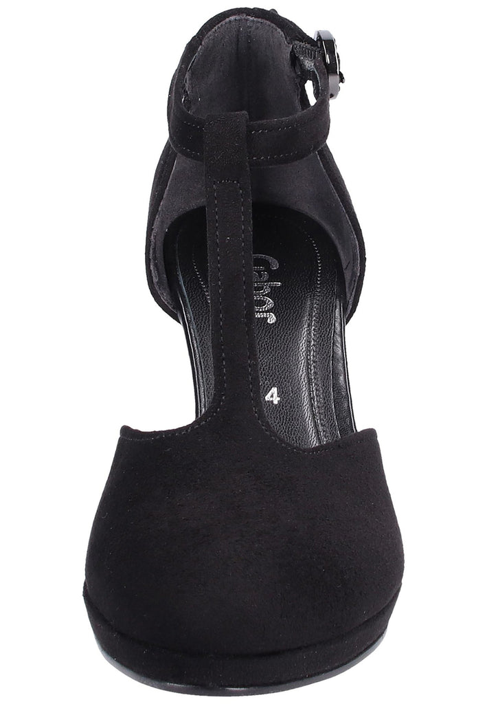 Gabor Pumps Lederimitat Schwarz - surf4shoes