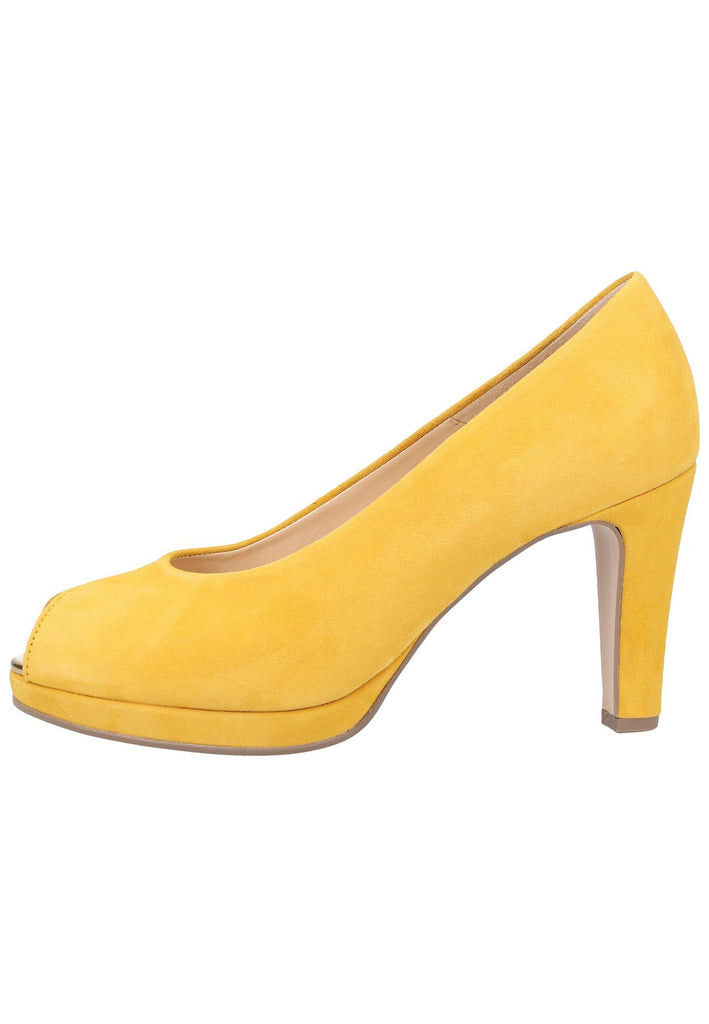 Gabor Pumps Velours/Sympatex Gelb - surf4shoes
