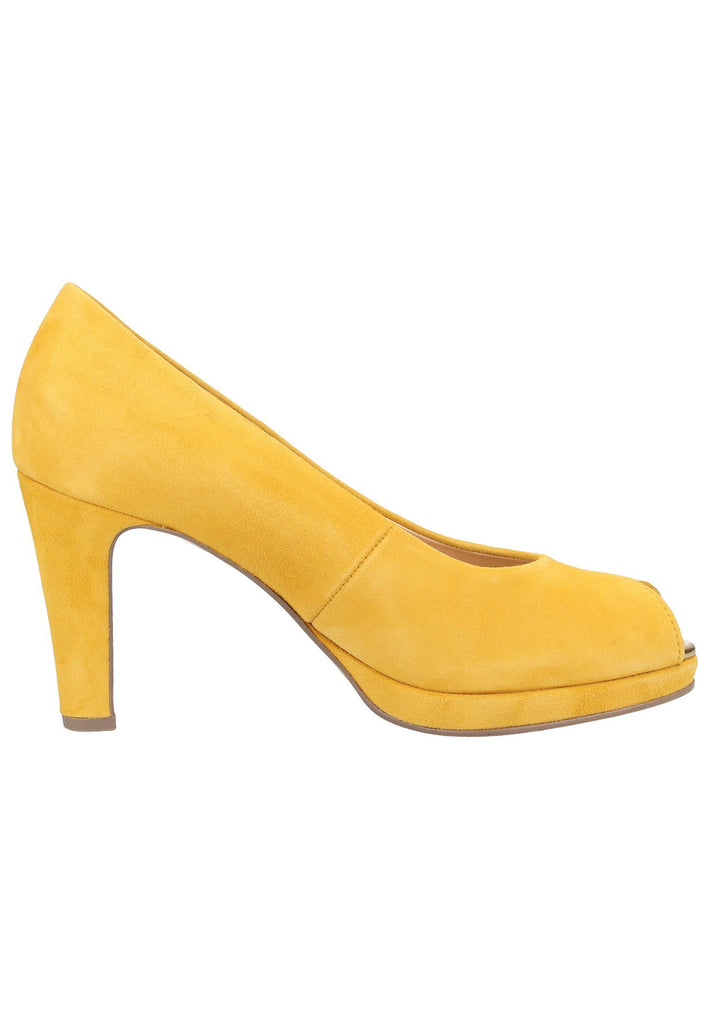 Gabor Pumps Velours/Sympatex Gelb - surf4shoes
