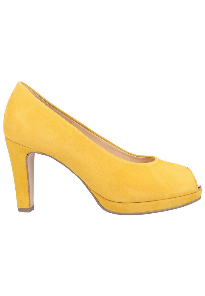 Gabor Pumps Velours/Sympatex Gelb - surf4shoes