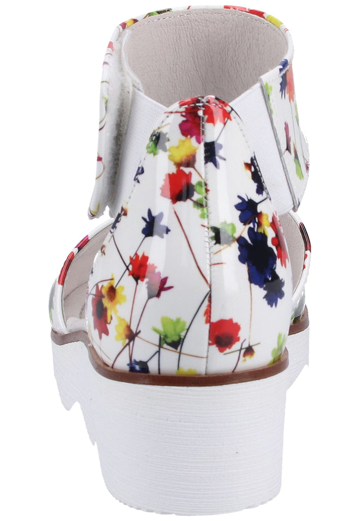 Gabor Sandalen Lederimitat Weiß - surf4shoes