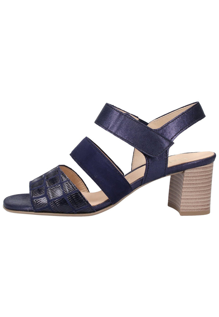 Gabor Sandalen Leder Dunkelblau - surf4shoes