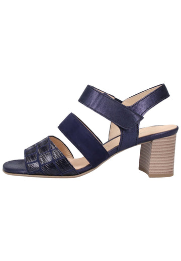 Gabor Sandalen Leder Dunkelblau - surf4shoes