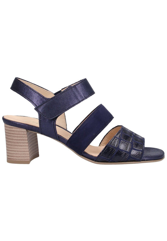 Gabor Sandalen Leder Dunkelblau - surf4shoes
