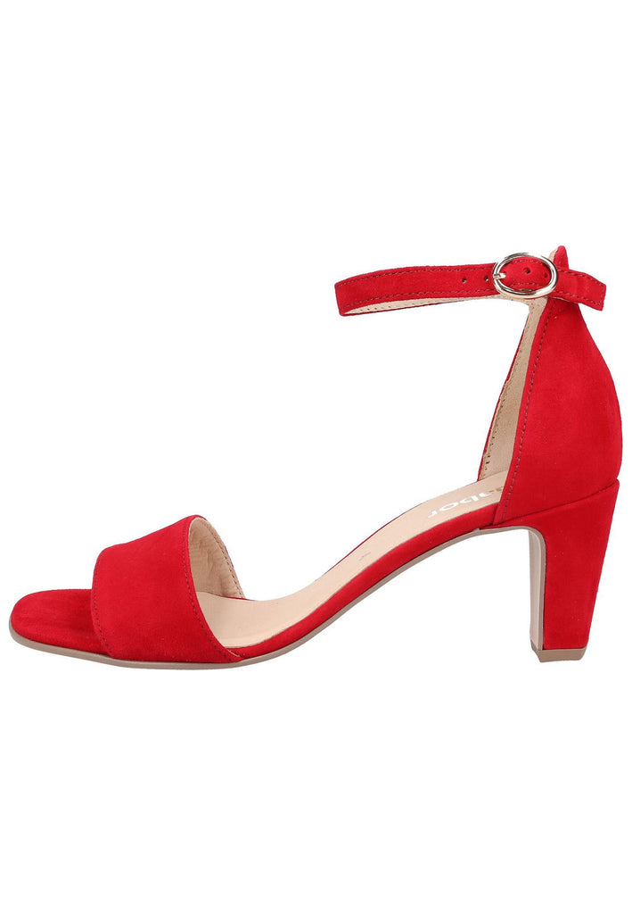Gabor Sandalen Leder Rot - surf4shoes