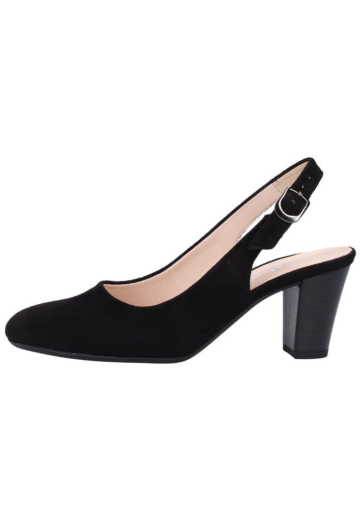 Gabor Pumps Lederimitat Schwarz - surf4shoes