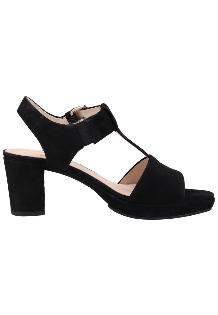 Gabor Sandalen Leder Schwarz - surf4shoes