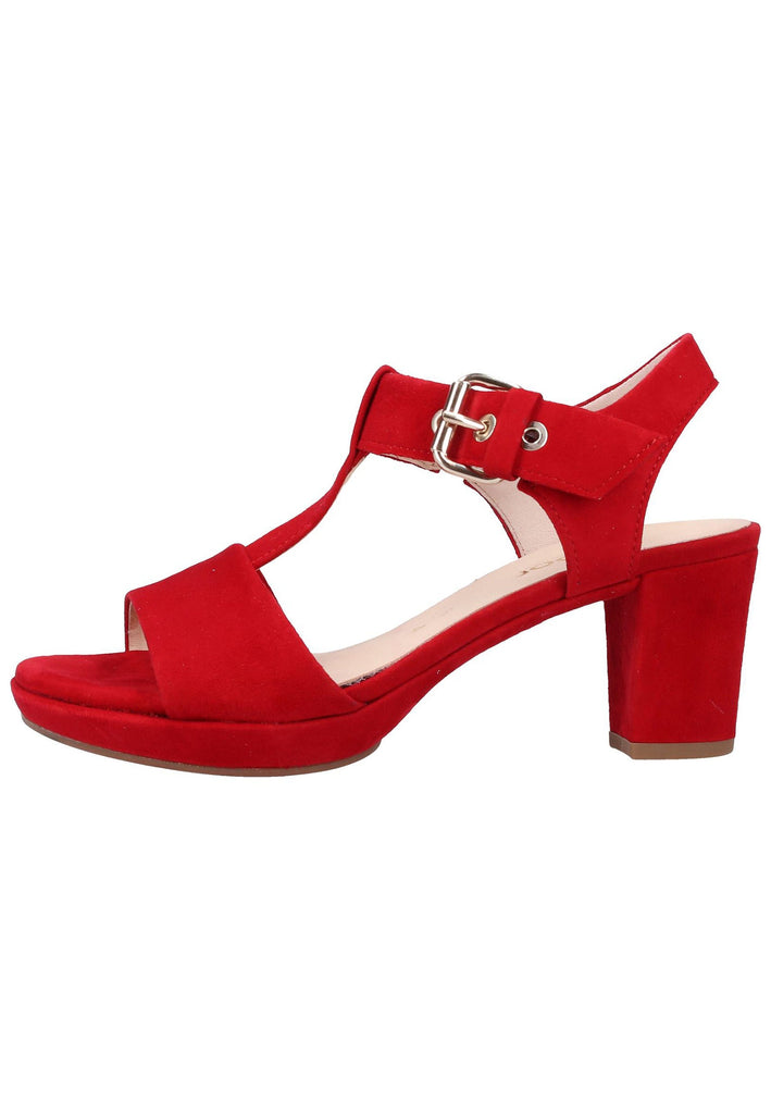 Gabor Sandalen Leder Rot - surf4shoes