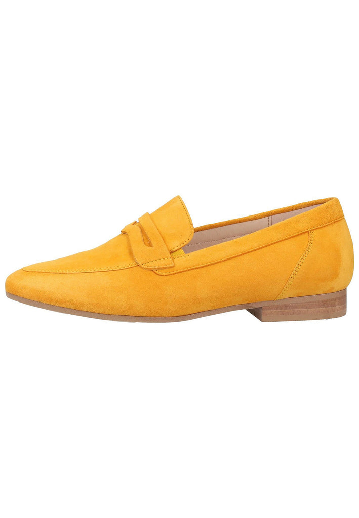 Gabor Slipper Nubukleder Gelb - surf4shoes