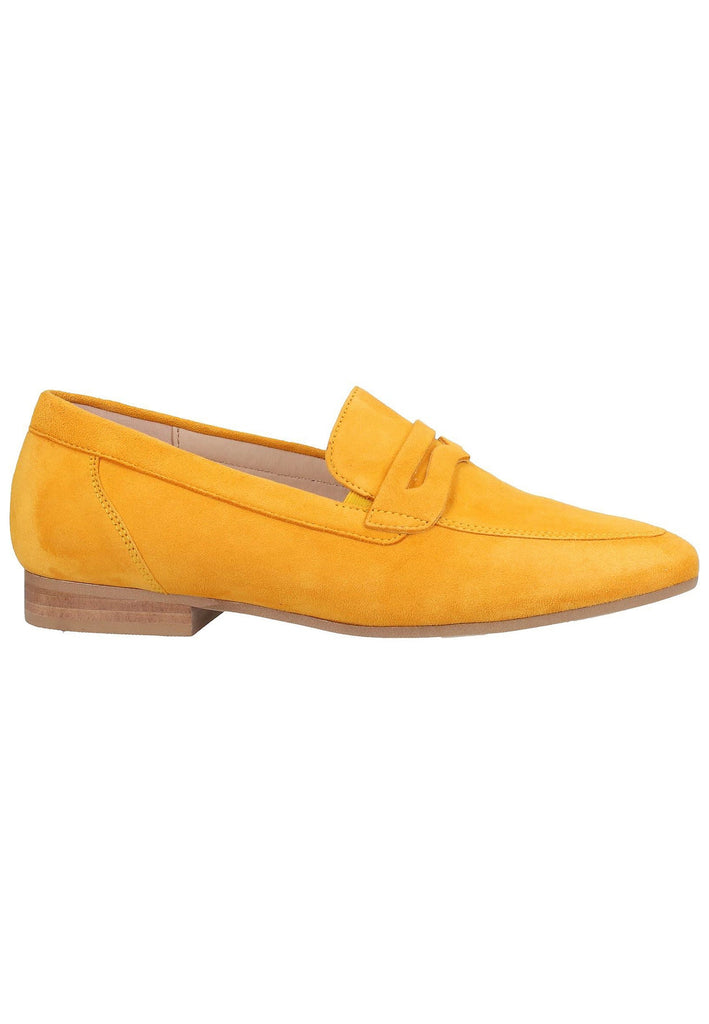 Gabor Slipper Nubukleder Gelb - surf4shoes