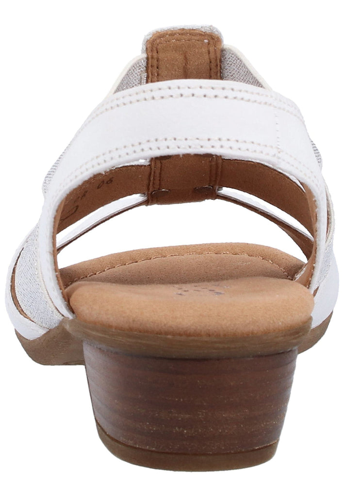 Gabor Sandalen Leder Weiß - surf4shoes