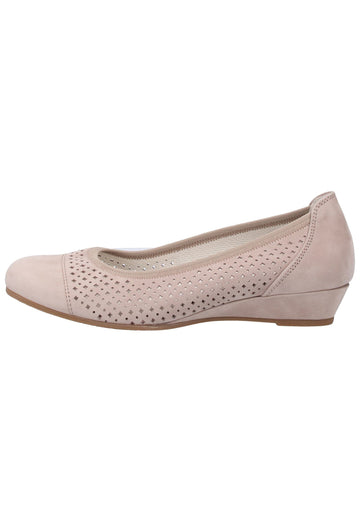 Gabor Ballerinas Nubukleder Grau - surf4shoes