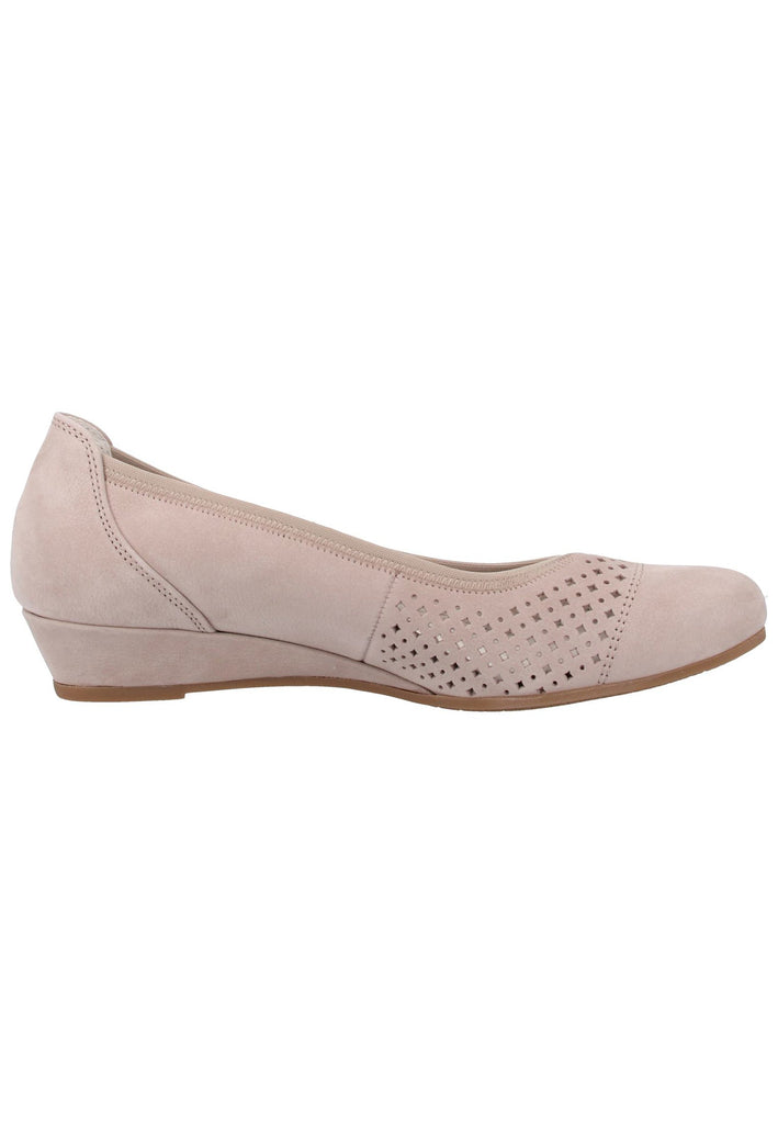 Gabor Ballerinas Nubukleder Grau - surf4shoes