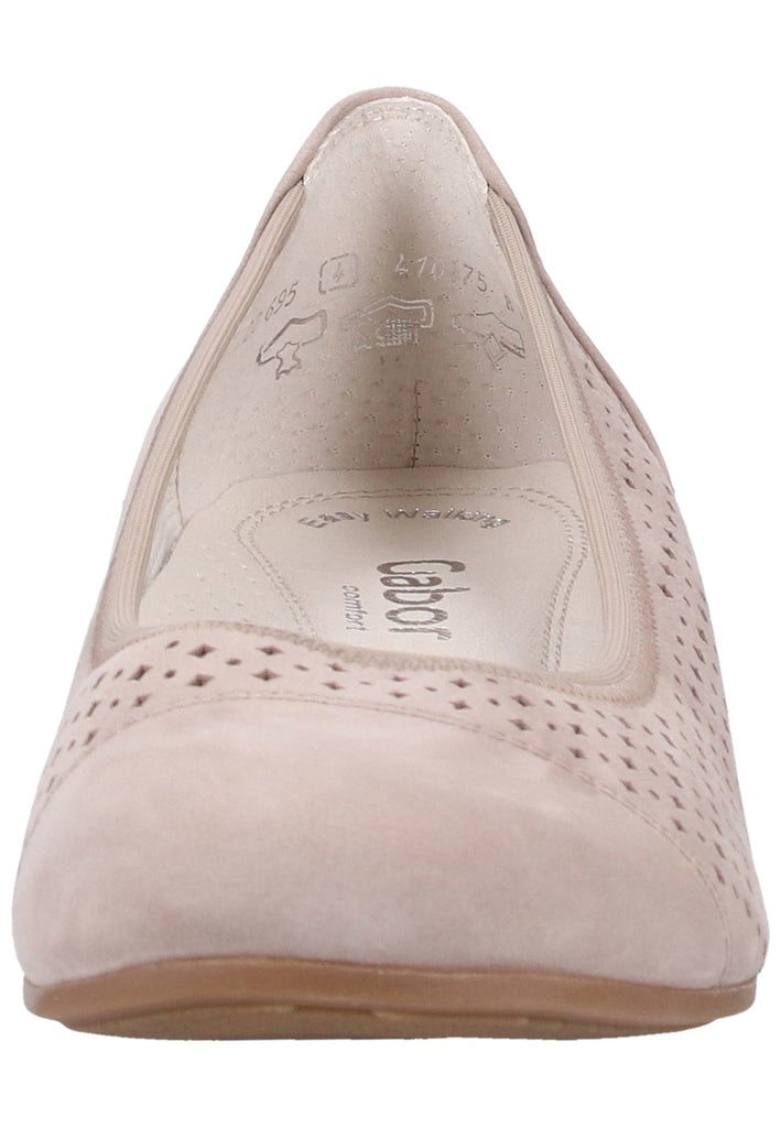 Gabor Ballerinas Nubukleder Grau - surf4shoes