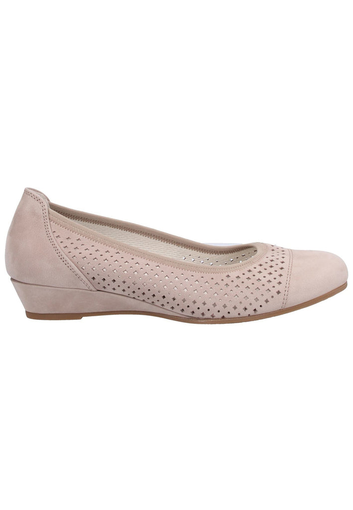 Gabor Ballerinas Nubukleder Grau - surf4shoes