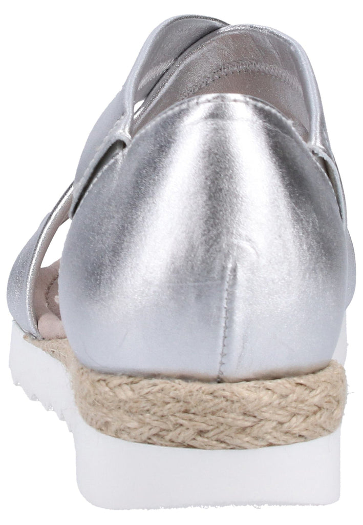 Gabor Sandalen Lederimitat Silber - surf4shoes