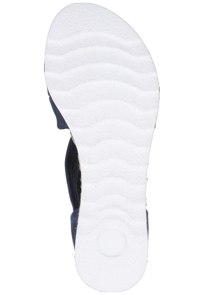 Gabor Sandalen Nubukleder Navy - surf4shoes
