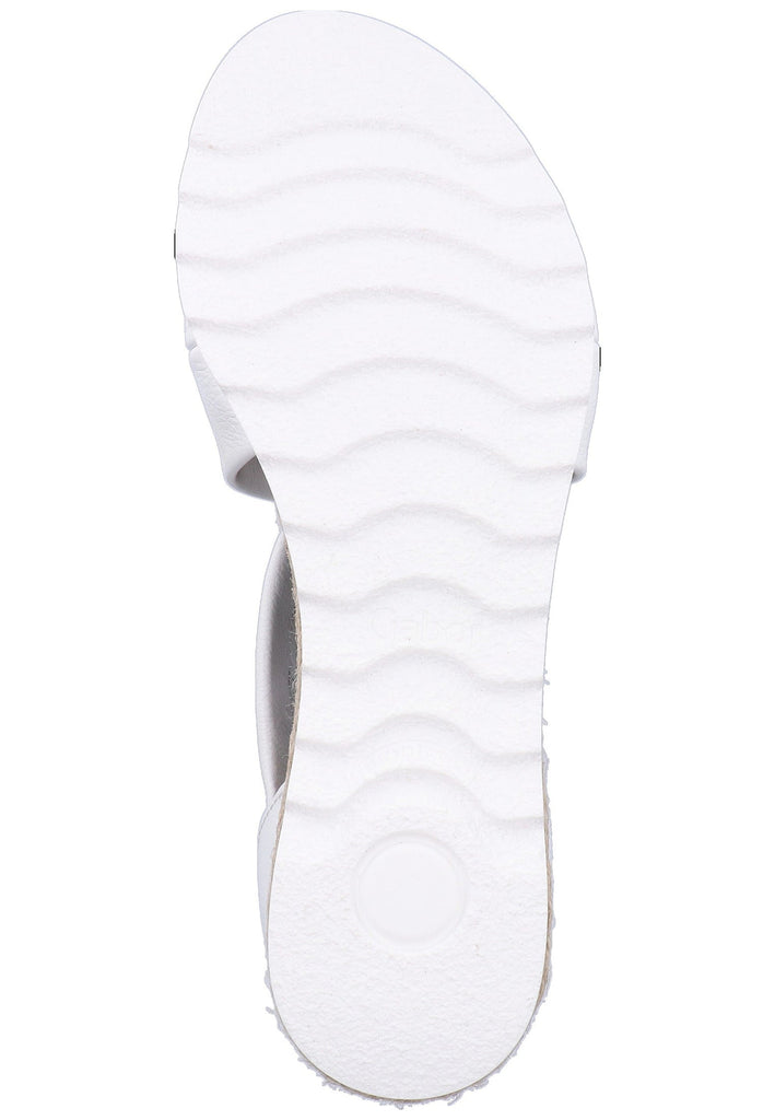 Gabor Sandalen Leder Weiß - surf4shoes