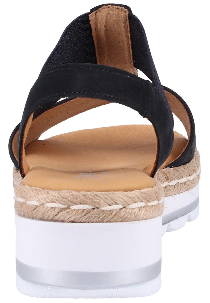 Gabor Sandalen Nubukleder Dunkelblau - surf4shoes